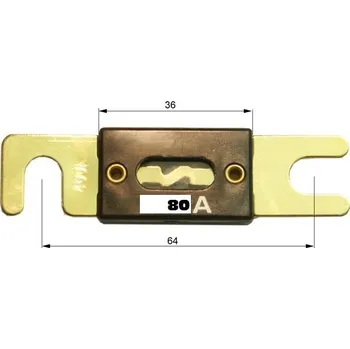 Autopojistky Pojistka ANL 80A 90st.