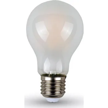 Žárovka V-TAC Opálová LED filament žárovka E27 A67 8W Teplá bílá 2500 - 3000K