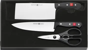 Kuchyňský nůž Wüsthof Solingen Gourmet sada 2 nožů + kuchyňské nůžky