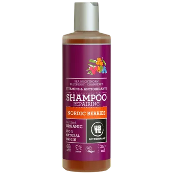 Šampon Urtekram Nordic Berries BIO šampon na poškozené vlasy