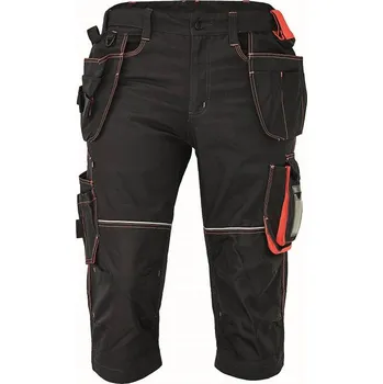 montérky Červa Knoxfield 320 3/4 kalhoty antracitové/červené