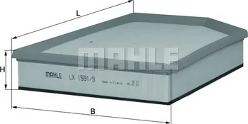 Vzduchový filtr Mahle LX 1591/9