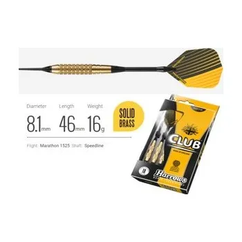 Šipka Šipky Harrows soft Club Brass 16gK