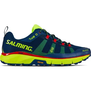 Pánská běžecká obuv Salming Trail 5 Men Poseidon Blue/Safety Yellow