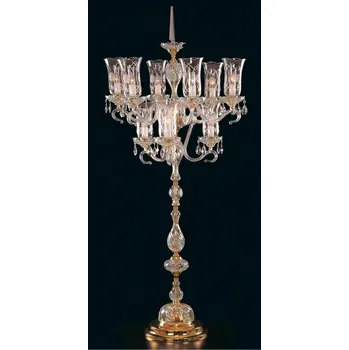 Stojací lampa Podlahová lampa ES6656+3195K, Varianta Stříbrný