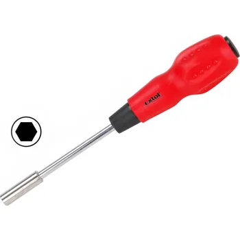 Šroubovák Šroubovák na hroty Extol PREMIUM, bity, nástavce