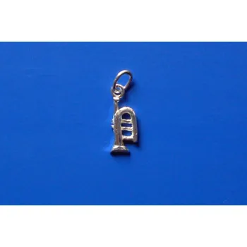 Přívěsek Přívěsek trubka Z080, Materiál: Bílé zlato, ryzost 585/1000