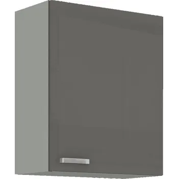 Kuchyňská skříňka Horní skříňka GREY šedý lesk / šedá 60 G-72 1F