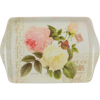 Creative Tops, Anglie Creative Tops - Plastový tác Rose Garden mini - 21*14 cm Barva: jako na obrázku, Velikost: 21x14