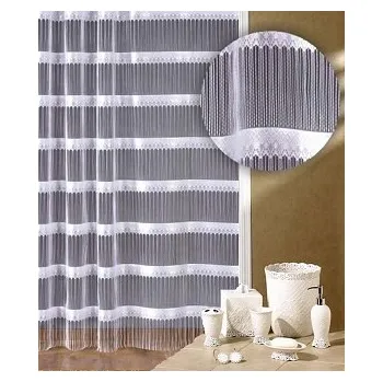 Záclona kusová Inge výška 300cm, šíře 255cm bílá