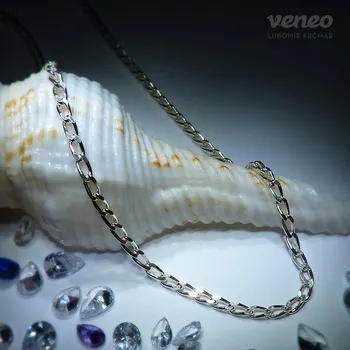 Řetízek Stříbrný řetízek Ancer Délka: 36