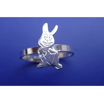 Prsten Prsten zajíček P060, Materiál: Stříbro, ryzost 925/1000