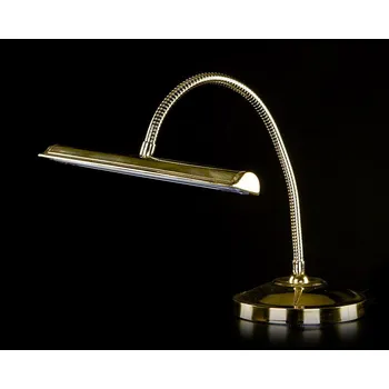 Lampička Stolní lampa mosazná pracovní S495, Varianta Zlatá