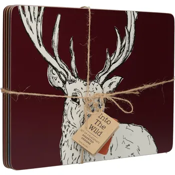 prostírání Creative Tops, Anglie Creative Tops - Korkové prostírání Into The Wild 30*22,8 cm - 4 ks v balení Barva: jako na obrázku, Velikost: 30x22,8