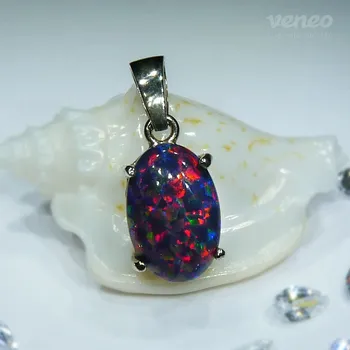 Přívěsek Ariana 12 - přívěsek s arabským opálem, Materiál: Bílé zlato, ryzost 585/1000