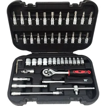 Gola sada Gola sada 1/4", standartní hlavice, bity, 46 dílů, Welzh (Welzh Werkzeug)