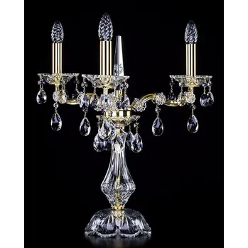 Lampička Stolní lampa S409CLN, Varianta Zlatá