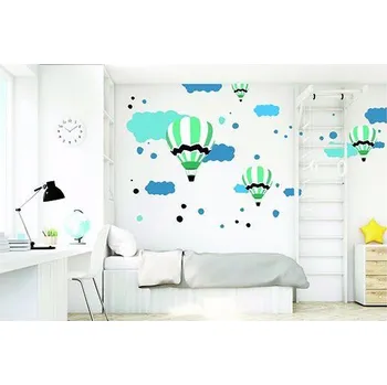 Samolepící dekorace Balony a mraky M