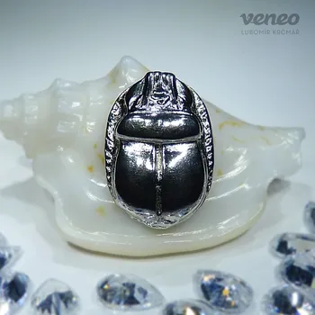 Přívěsek Přívěsek brouk Skarabeus Z141, Materiál: Stříbro, ryzost 925/1000