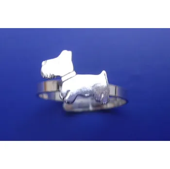 Prsten Prsten pejsek P051, Materiál: Růžové zlato, ryzost 585/1000