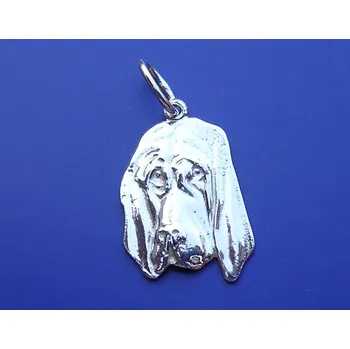 Přívěsek Přívěsek hlava - pes Z276, Materiál: Bílé zlato, ryzost 585/1000