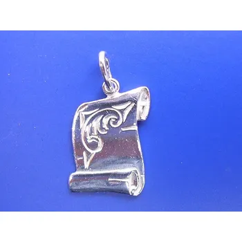 Přívěsek Přívěsek pergamen velký Z017, Materiál: Stříbro, ryzost 925/1000