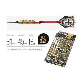 Šipka Šipky Harrows soft Corsair 16gK2 - červené