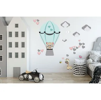 Samolepící dekorace Zamilovaná zvířátka-M