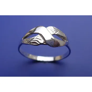 Prsten Prsten s plastikou P009, Materiál: Stříbro, ryzost 925/1000