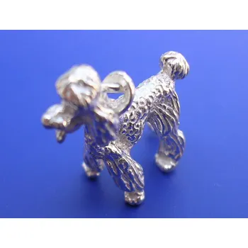 Přívěsek Přívěsek pudl plastický Z266, Materiál: Bílé zlato, ryzost 585/1000