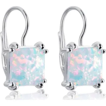 Náušnice Axana 8 - náušnice osazené australskými opály, Materiál: Bílé zlato, ryzost 585/1000