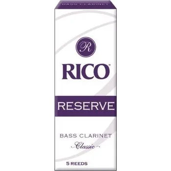Rico RER05305 Reserve Classic - Bass Clarinet Reeds 3.0+ - 5 Box