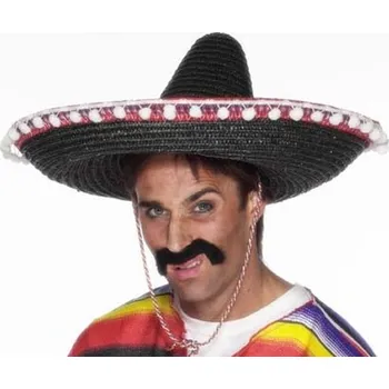 Karnevalový doplněk Smiffys Sombréro černé