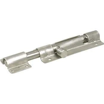 pant Zástrč Grendel uzamykatelná, 150 mm, nerez | Železářství Petlice, dveřní zástrče Zástrče