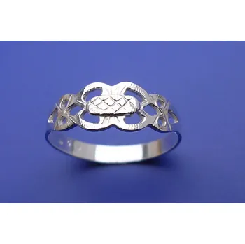 Prsten Prsten s plastikou P098, Materiál: Růžové zlato, ryzost 585/1000