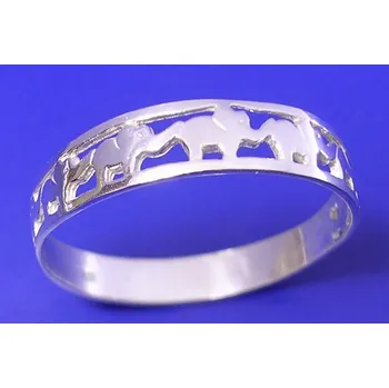 Prsten Prsten sloni P103, Materiál: Stříbro, ryzost 925/1000