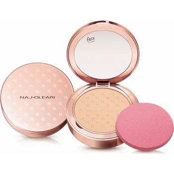 Pudr Naj-Oleari Silk feel Powder Foundation kompaktní pudr a make-up 2v1 - 01 ivory 9,5g
