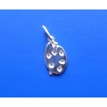 Přívěsek Přívěsek malířská paleta Z222, Materiál: Růžové zlato, ryzost 585/1000