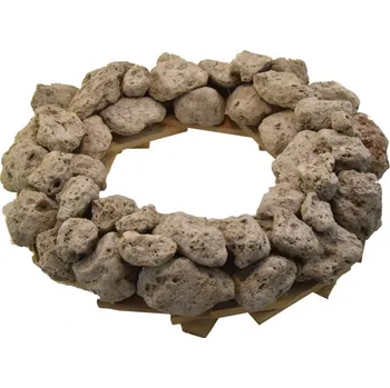 Vánoční dekorace Vingo Věnec s kameny – 32 cm