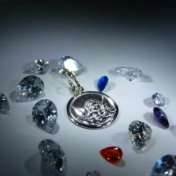 Přívěsek Přívěsek Amorek kulatý Z135, Materiál: Stříbro, ryzost 925/1000