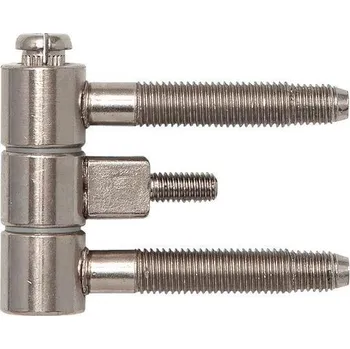 pant Nasouvací závěs Incanto 3-díl. s válcovou hlavou, ø 18 mm, ocel poniklovaná | Dveře a&nbsp;dveřní příslušenství Dveřní panty, Dveřní závěsy Panty na dveře SFS