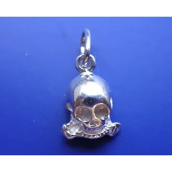 Přívěsek Přívěsek lebka Z278, Materiál: Bílé zlato, ryzost 585/1000