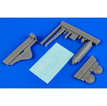 Plastikový model Aerobonus 1/48 USAF Flightline 50 lb. CO2 extinguisher - wheeled