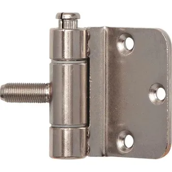 pant Závěs pro ocel.zárubně 3-dílný, pro bezfalcové dveře, 18 x 62 mm, ocel ponikl. | Dveře a&nbsp;dveřní příslušenství Dveřní panty, Dveřní závěsy Panty na dveře SFS