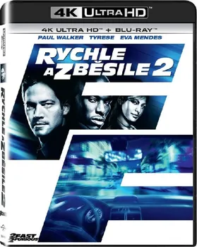 blu-ray film Blu-ray Rychle a zběsile 2 4K Ultra HD Blu-ray + Blu-ray (2003) 2 disky