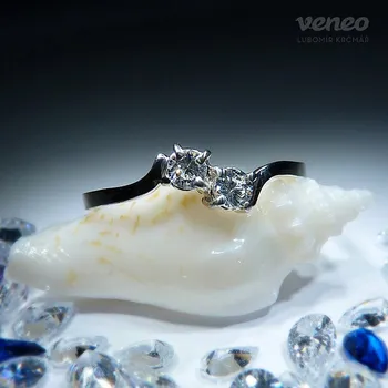 Prsten Emily - prsten se zirkony , Materiál: Stříbro, ryzost 925/1000