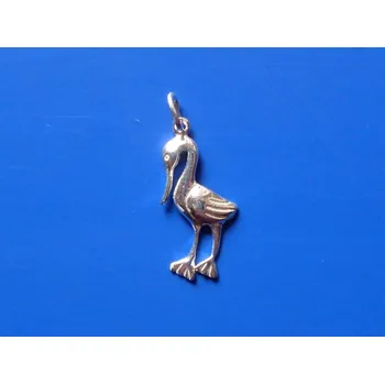 Přívěsek Přívěsek plameňák Z070, Materiál: Růžové zlato, ryzost 585/1000