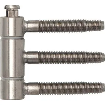 pant Závěs k nasunutí 3-dílný pro falc.dřev.dveře Ø 18 mm, výška 61 mm, nerez | Dveře a&nbsp;dveřní příslušenství Dveřní panty, Dveřní závěsy Panty na dveře SFS