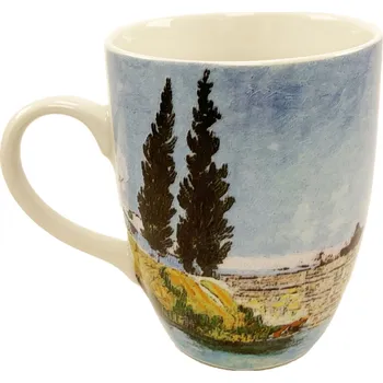 Karlovarský porcelán Hrnek Eva Van Gogh - modrý s vodou 320 ml 1 ks