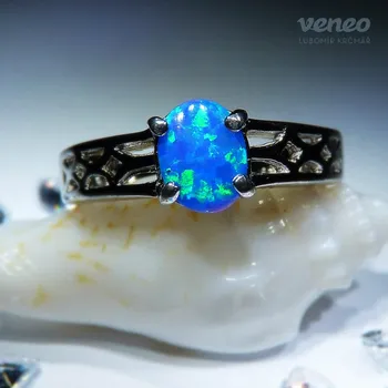 Prsten Zora - prsten s thajským opálem, Materiál: Růžové zlato, ryzost 585/1000